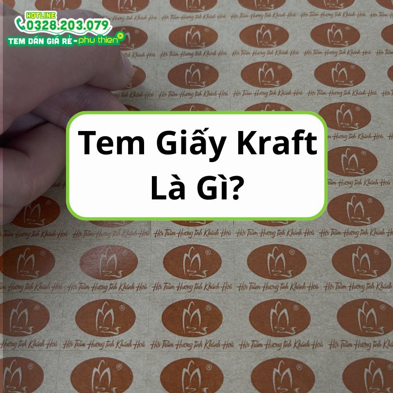 Tem Giấy Kraft – Sự Mộc Mạc Tạo Dấu Ấn Thương Hiệu Tinh Tế