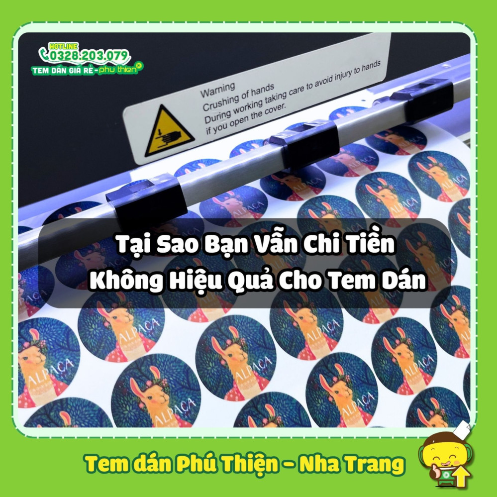 nha trang sticker tem dan la gi va tai sao ban dang chi tien khong hieu qua