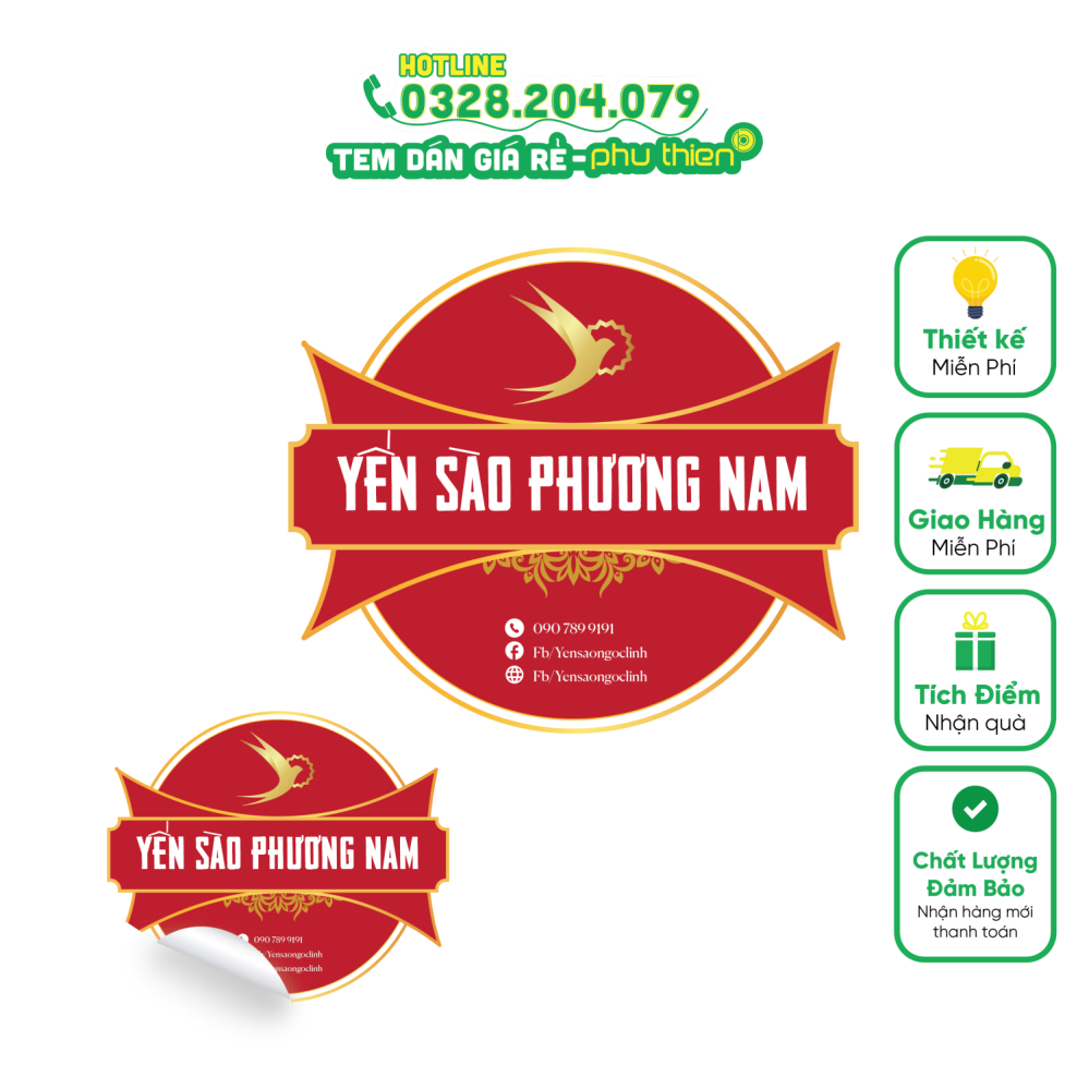 Tem Yến Sào - Mẫu 01