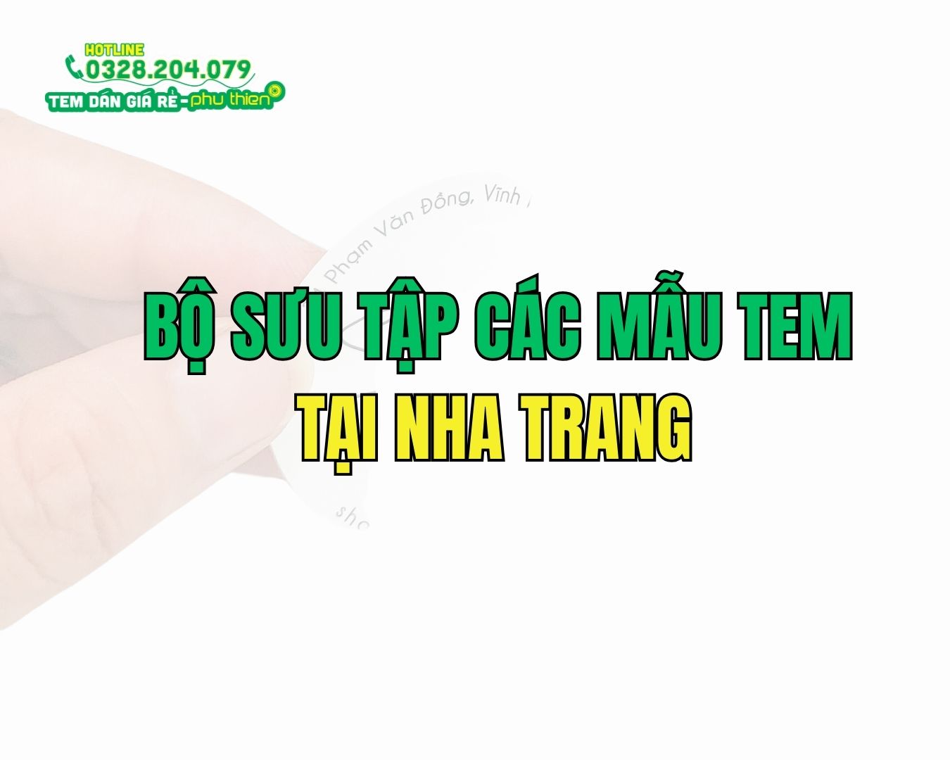 Bộ sưu tập mẫu tem ấn tượng tại Nha Trang