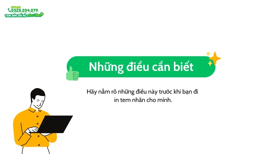 Những điều cần biết trước khi in tem nhãn