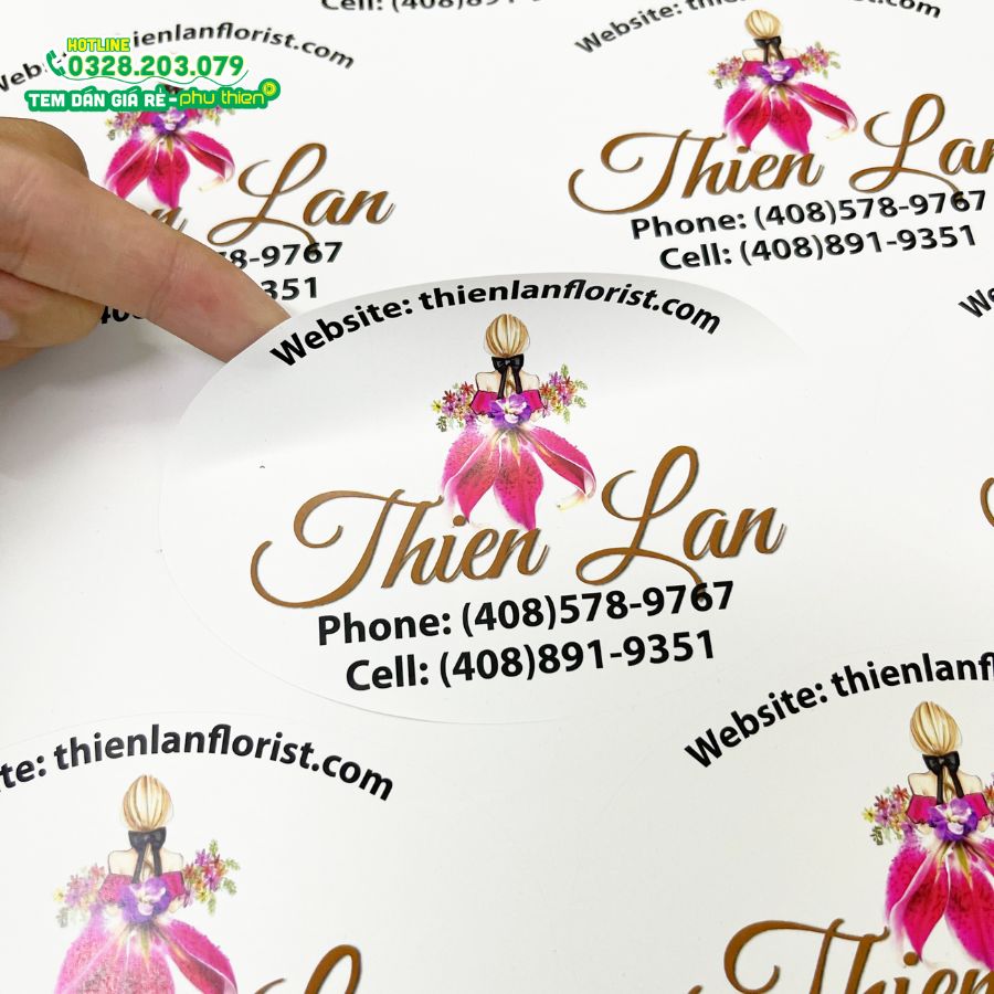 In tem nhãn logo đẹp tại Nha Trang 