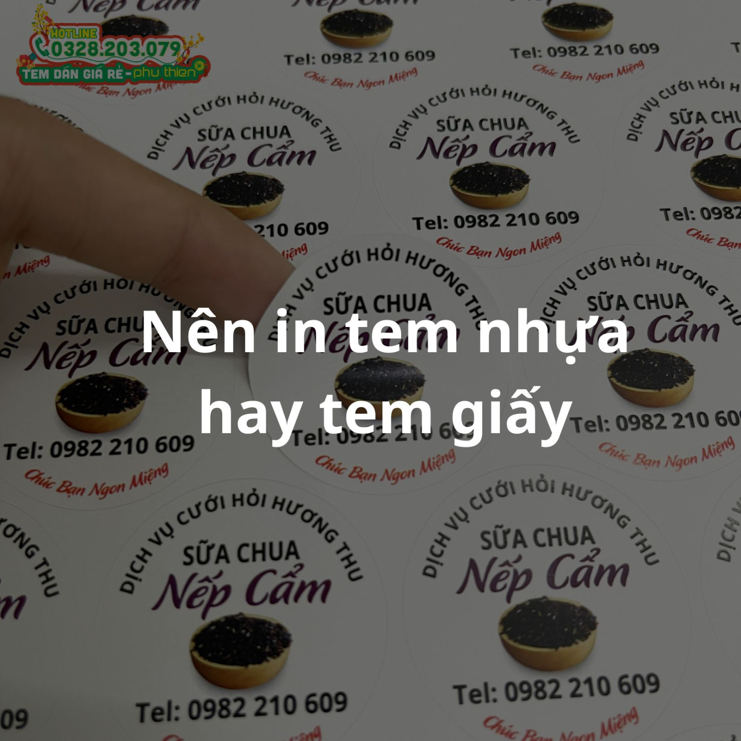 Nên in tem nhựa hay tem giấy